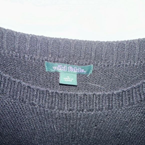 Distressed Black Sweater Vest - Wild Fable - Picture 3 of 3